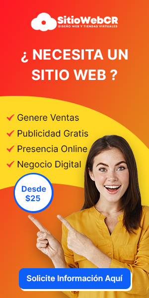 SitioWebCR: sitio web profesional desde $25. Solicite información.